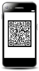 smartphone qr code scan.