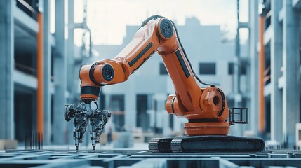 Poster - Advanced Robotic Machinery in Construction Setting with Precision Arms