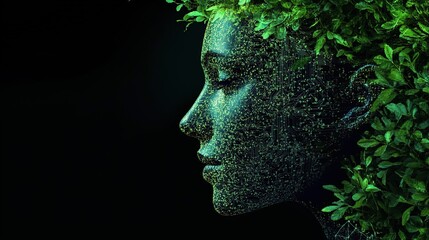 Poster - Futuristic Representation of Artificial Intelligence and Big Data