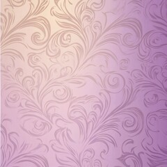 Poster - Elegant abstract background with intricate swirling designs in soft color gradients