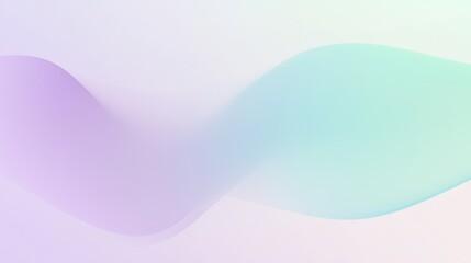 Poster - Abstract waves in soft pastel colors create a tranquil and harmonious background for creative projects