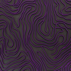 Poster - Abstract patterns of flowing lines in dark tones create a unique artistic representation of movement and texture