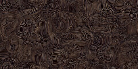 Poster - Abstract swirling lines create a deep texture against a dark background with subtle variations in color and depth