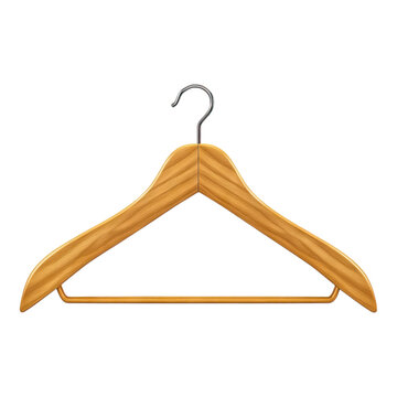 Coat hanger isolated on tranparent backgrounds