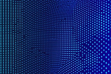 Aufkleber - Abstract blue dotted pattern creating a digital wave effect