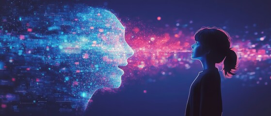 Poster - AI Powered Language Translation Visualized in Real Time with Human Element