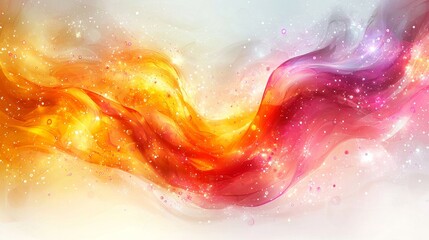 Wall Mural - a colorful abstract background with a wavy design