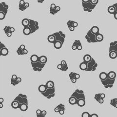 Poster - binoculars solid seamless pattern, marine navigation theme. vector graphics. magnifying lens glass, 