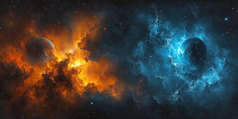 galaxy in space, beauty of the universe, black hole