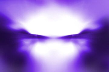 Poster - Modern bright abstract dynamic line wave curve soft light gradient neon purple blue on black background design for graphics pattern web illustration technology network digital backdrop wallpaper