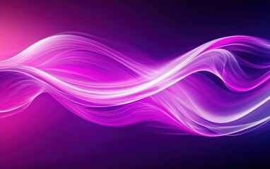 Poster - Dynamic purple abstract background with flowing waves ideal for business presentations and creative designs
