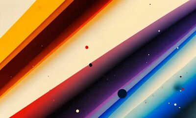 Poster - Abstract colorful diagonal lines with grunge effect, modern creative background