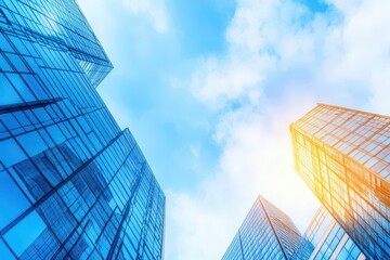 Poster - Abstract business and finance backdrop