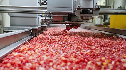 Poster - AI-powered quality control in a food processing plant.