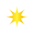 © AJI - star icon vector on a white background.
