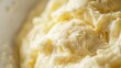 © Minang Art_Studio - Close-up of creamy, pale yellow, smooth, textured, delicious, homemade, sweet, dessert, food.