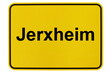 © Pixel62 - Illustration eines Ortsschildes der Gemeinde Jerxheim in Niedersachsen