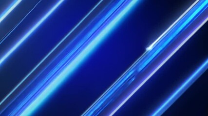 Poster - Geometric Neon Abstract: A dynamic and captivating abstract composition of vibrant neon lines and shapes, rendered against a dark background to amplify the glowing effect.