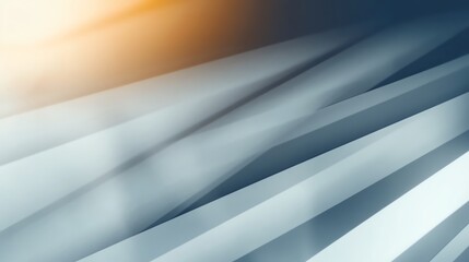Poster - Abstract Blue Stripes with Light Flare Background for Modern Design