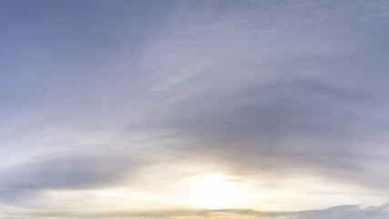 Wall Mural - Seamless Loop of Clouds Moving Across a Sunset Sky