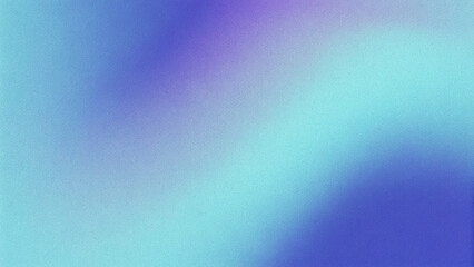 Fototapete - Grainy background, Smooth Gradient Texture in Vibrant Blue and Purple Hues