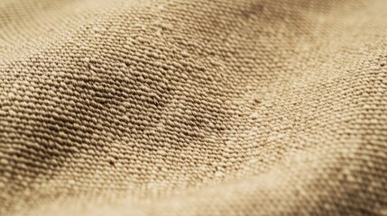 Poster - Abstract texture of woven fabric highlighting subtle patterns in natural tones and soft hues