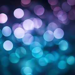 Poster - colorful bokeh abstraction with soft hues creating a dreamy atmosphere of light and depth