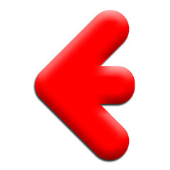 Wall Mural - 3d red arrow