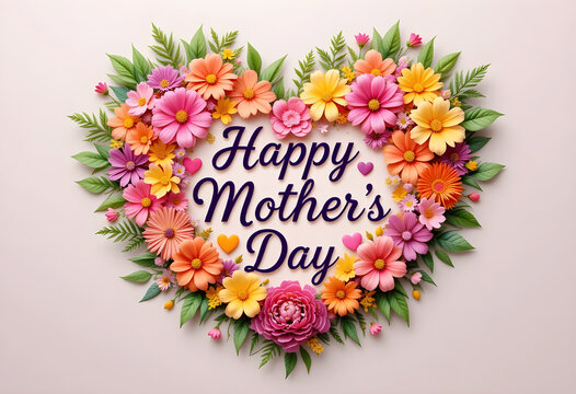 The mother and mother's day text background.