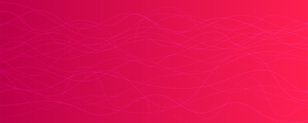 Poster - Abstract gradient background with wave beams