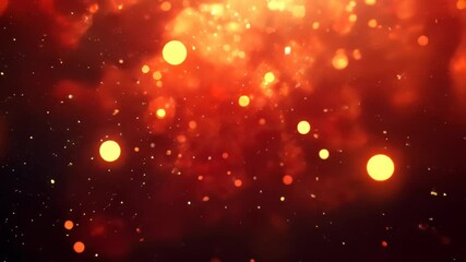 Poster - Exploring the beauty of glowing particles in a vivid cosmic background during nighttime