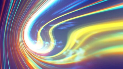 Poster - Vibrant abstract neon light streaks in shades of pink, blue, and purple, creating a futuristic motion blur effect background, video in high quality 4k, motion design