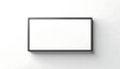 © Woeng Studio - Blank Landscape Frame Mockup on White Wall for Artwork Display