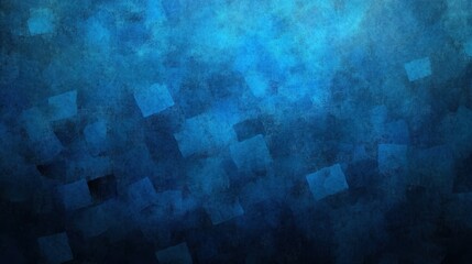 Poster - Deep Blue Abstract Grunge Textured Background Design.