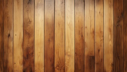 Aufkleber - Wooden planks showcase natural patterns of grain and texture in a warm, rustic setting perfect for interior design or construction projects