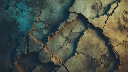 Poster - Dark grunge texture showcasing a cement or concrete surface.