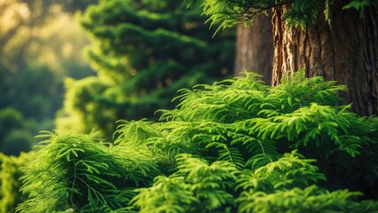 Aufkleber - Cypress scenery