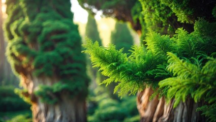 Aufkleber - cypress scenery