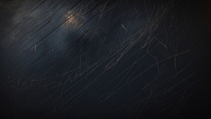 Poster - Dust and scratches on a dark surface. Abstract backdrop. Texture layer for photo editing software. Vintage grunge filter effect.