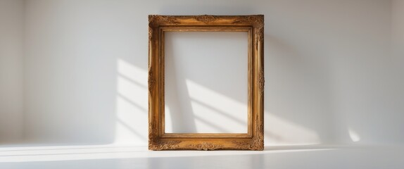 Poster - Antique frame set against a white background.