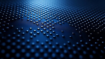 Poster - Dark blue background with dotted patterns, vector illustration. Abstract technology and digital concept design 