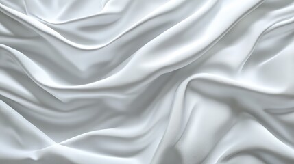 Poster - A fresh mattress protector gently covering a mattress, with smooth edges and plenty of surrounding space for text.