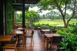 © arif - Outdoor patio cafe with golf course view (1)