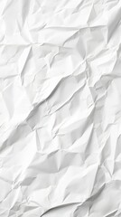 Poster - Crumpled White Paper Texture