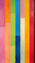 Poster - Abstract colorful stripes