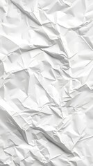 Poster - Crumpled White Surface Texture