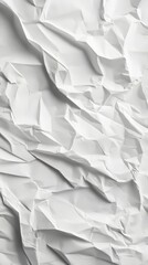 Poster - Wrinkled white paper texture