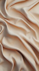 Poster - Elegant Beige Silk Fabric Texture