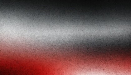 Poster - Dark vibrant black red white blurred grainy background abstract noise texture effect banner backdrop copy space
1