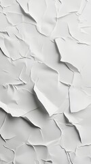 Poster - Abstract Texture: Crumpled and folded paper, creating a play of light and shadow in a monochrome palette.